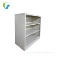 Half height open shelf steel cupboard / book shelves: